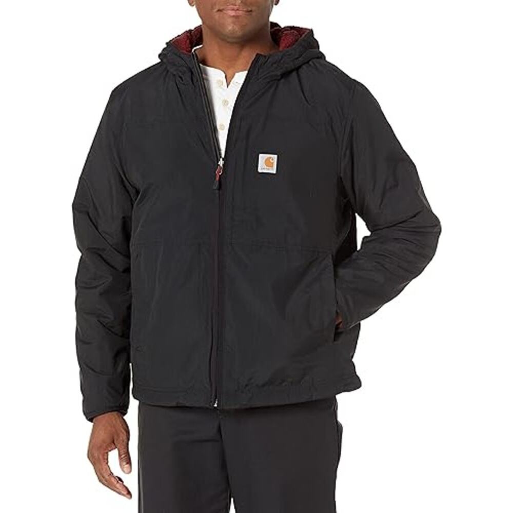 Carhartt Men's Big & Tall Rain Defender Relaxed Fit Fleece-Black-3XL-NWT-C225